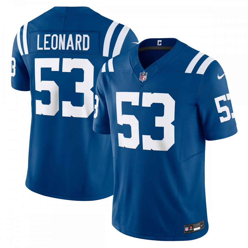 Shaquille Leonard Indianapolis Colts Nike Vapor F.U.S.E. Limited Jersey - Royal-GridironStore